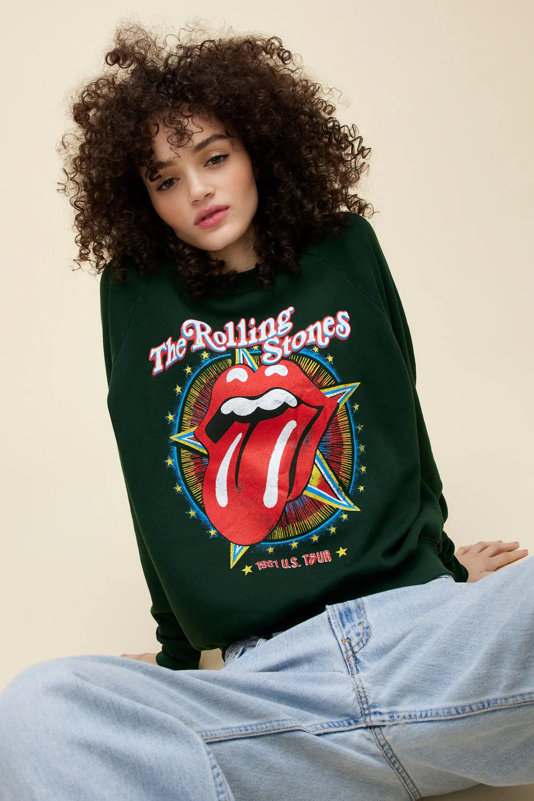 Rolling Stones 1981 US Tour Vintage Sweatshirt DAYDREAMER