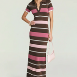 SEROYA Sam Knit Maxi Dress in Sable Knit