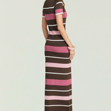 SEROYA Sam Knit Maxi Dress in Sable Knit