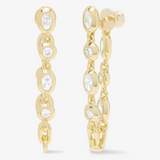 She's A Boss Soft Hoops Gold/White-Melinda Maria