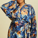 Taste Kurvee Mia Floral Wrap Dress