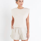 Taupe Soft Basic Top