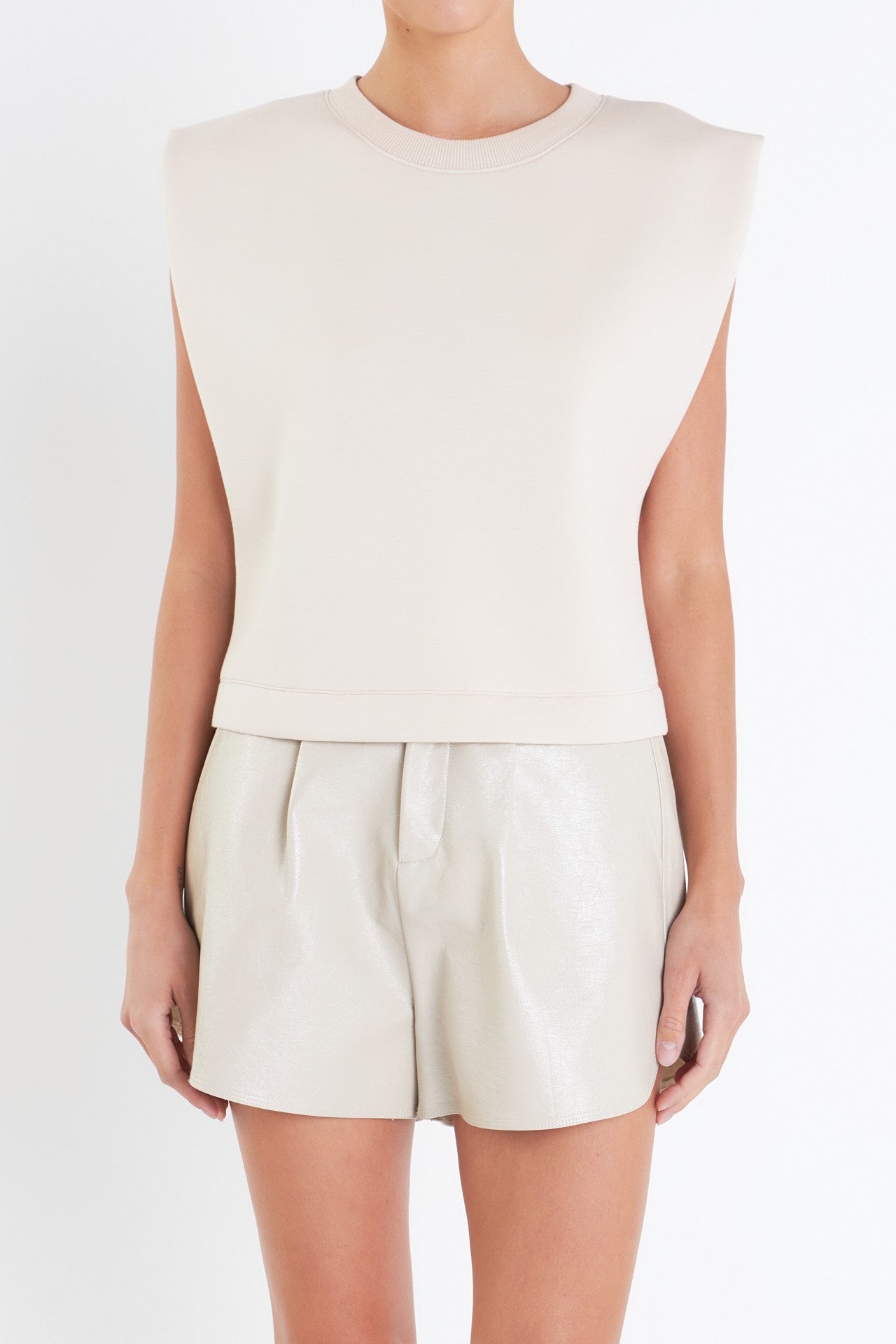 Taupe Soft Basic Top