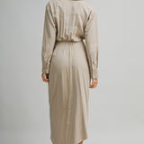 Peek-A-Boo Ruched Dress