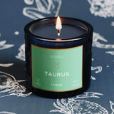 Taurus Zodiac Candle