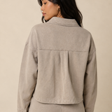 Teresa's Taupe Denim Shacket
