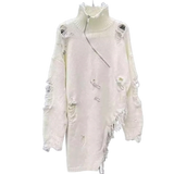 The Distressed Drama Turtleneck