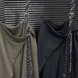 Tie Strap Draped Pants