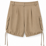 The Tourist Shorts-Taupe