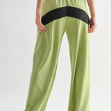 Two-Tone Lounge Jogger- Avocado Green