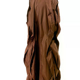 Mocha Wavy Oversized Pants