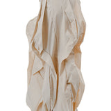 Wavy Oversized Pants-BEIGE