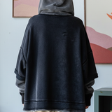 Grey Patchwork Zip Hoodie