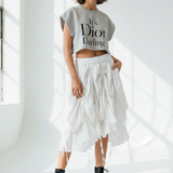It's Dior Darling Sweatshirt styled with Cloud Drift Skirt