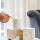 Fresh Linen Candle White