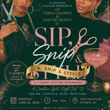 Sip, Snip & Style - Wednesday June 24 2026