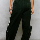 The Sporty Tie Waist Cargo Jogger
