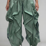 Sage Oversized Wavy Pants