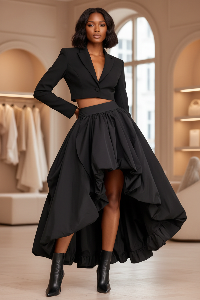 The Atelier Black Skirt - Styled Ad
