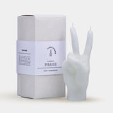 Peace/Victory Hand Candle