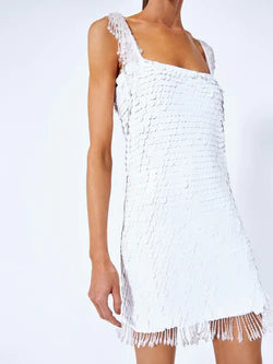 Zenovia Dress in White