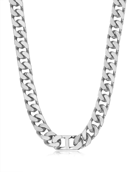 Kam Chunky Chain Necklace - Silver