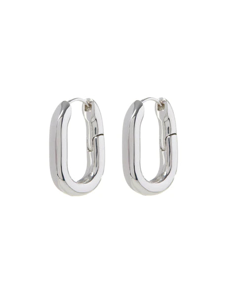 XL Chain Link Hoop Earrings