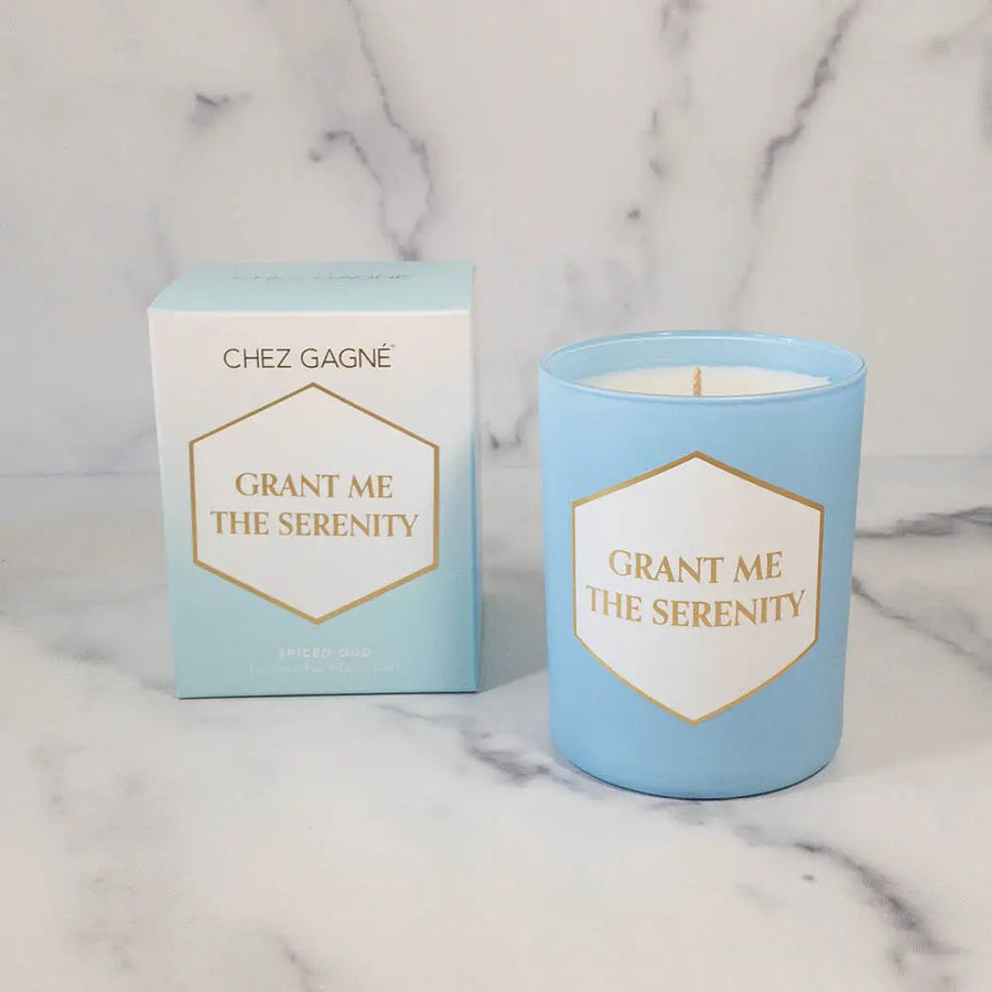 Grant Me The Serenity - Boxed Painted Candle